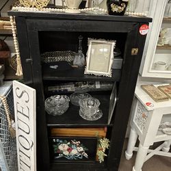 Black Antique Cabinet 