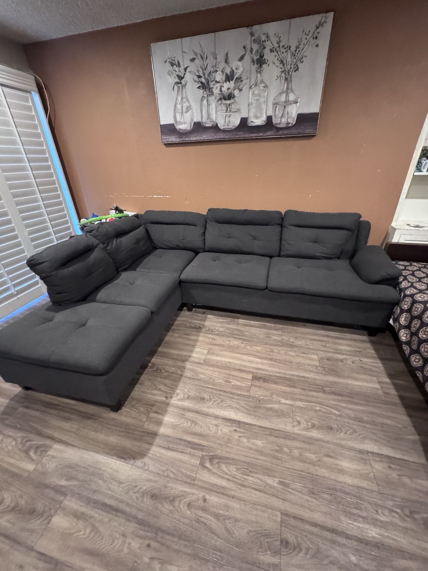 Grey sofa sectional