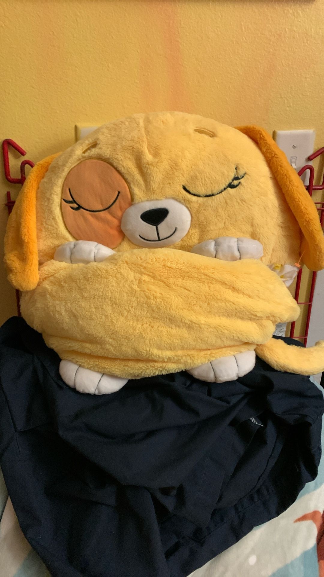 Happy Nappers Yellow & White Roll Up sleeping Bag