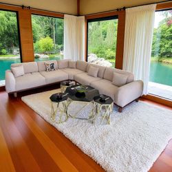 Eva Modern Sectional, Convertible Bed