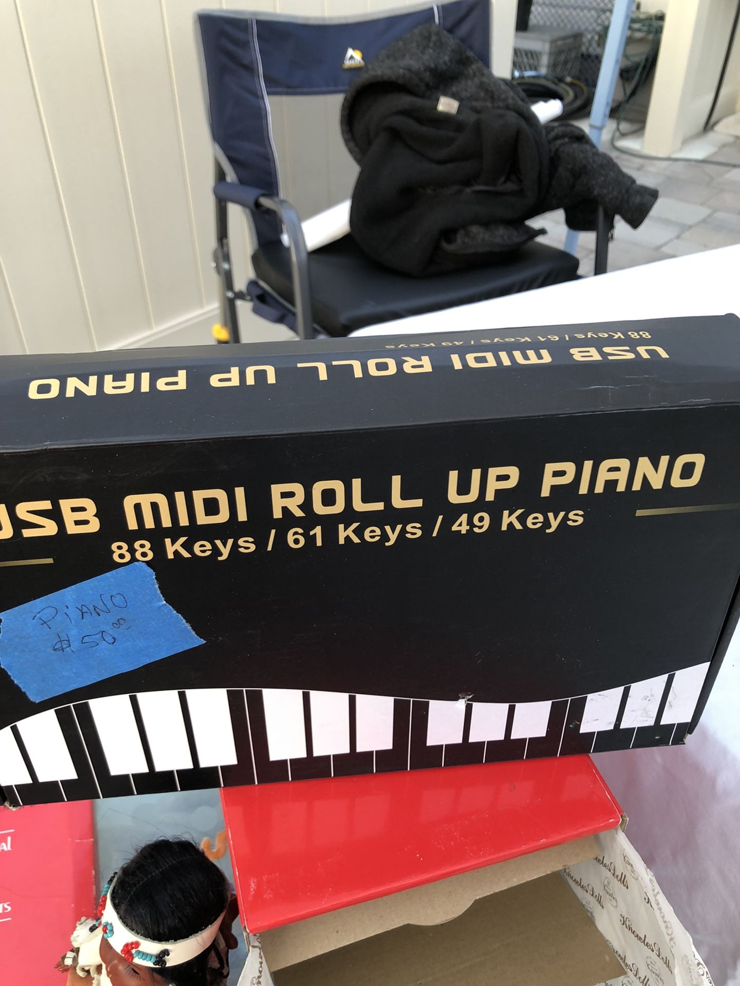 ***Reduced***Portable USB Piano Roll Out & Play Using Computer