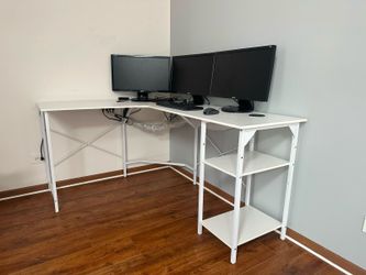 L-Shaped Office Desk – Excellent Condition