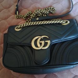 Gucci Mini Marmont Shoulder Bag Authentic 