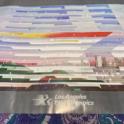 Nice 1984 OLIMPIC Games Poster. Stars In Motion 