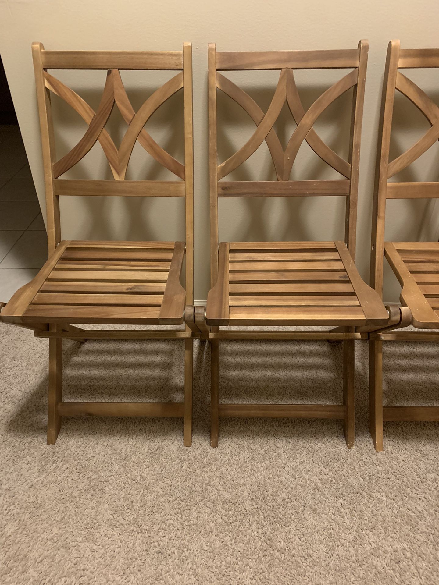 Modern Farmhouse Wooden Chair Set
