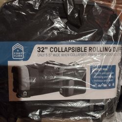 32" Collapsible Rolling Duffle Bag