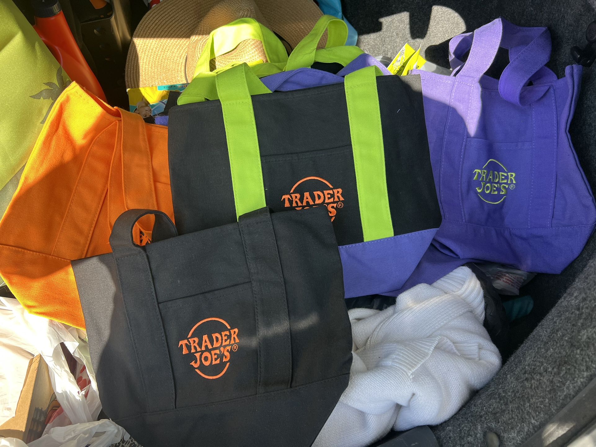 Trader Joes Halloween Tote bags