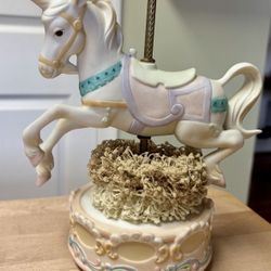 Porcelain Unicorn Music Box