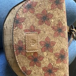 Cork Crossbody Bag-Floral Design Vegan & Ego-Friendly 