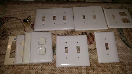 Lot of knobs and covers