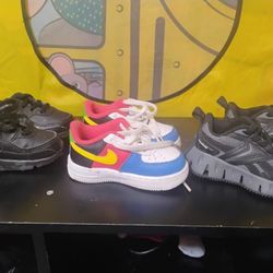 Baby Air Max 90's, AF1's "Uno Edition", and Reeboks