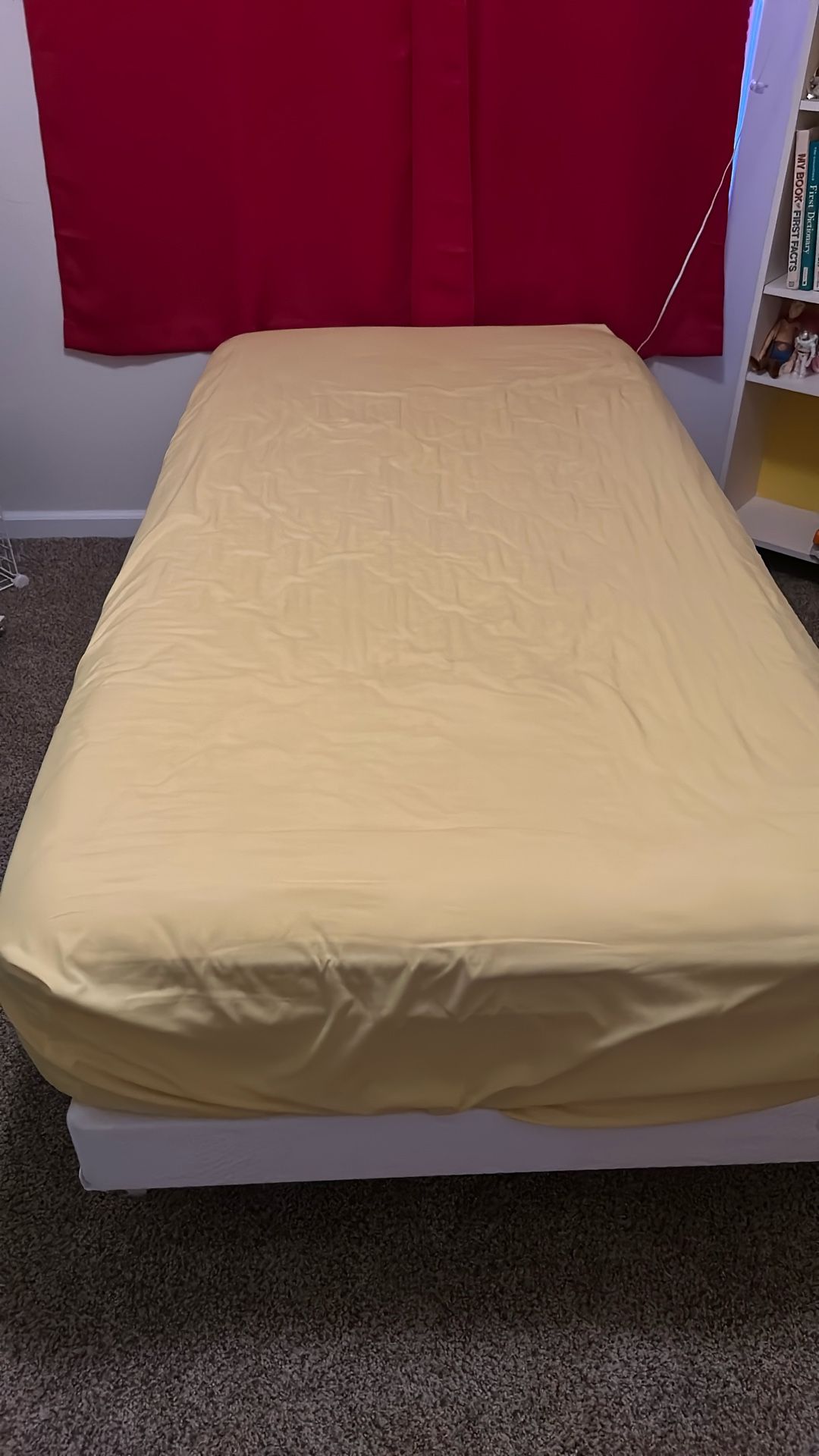 Twin Mattress, Box Spring and Frame