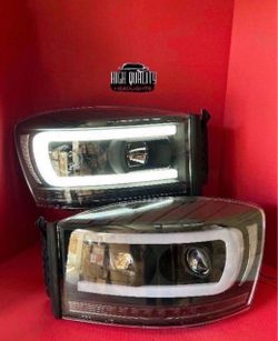 Dodge Ram 2006. 2008 Headlights.
