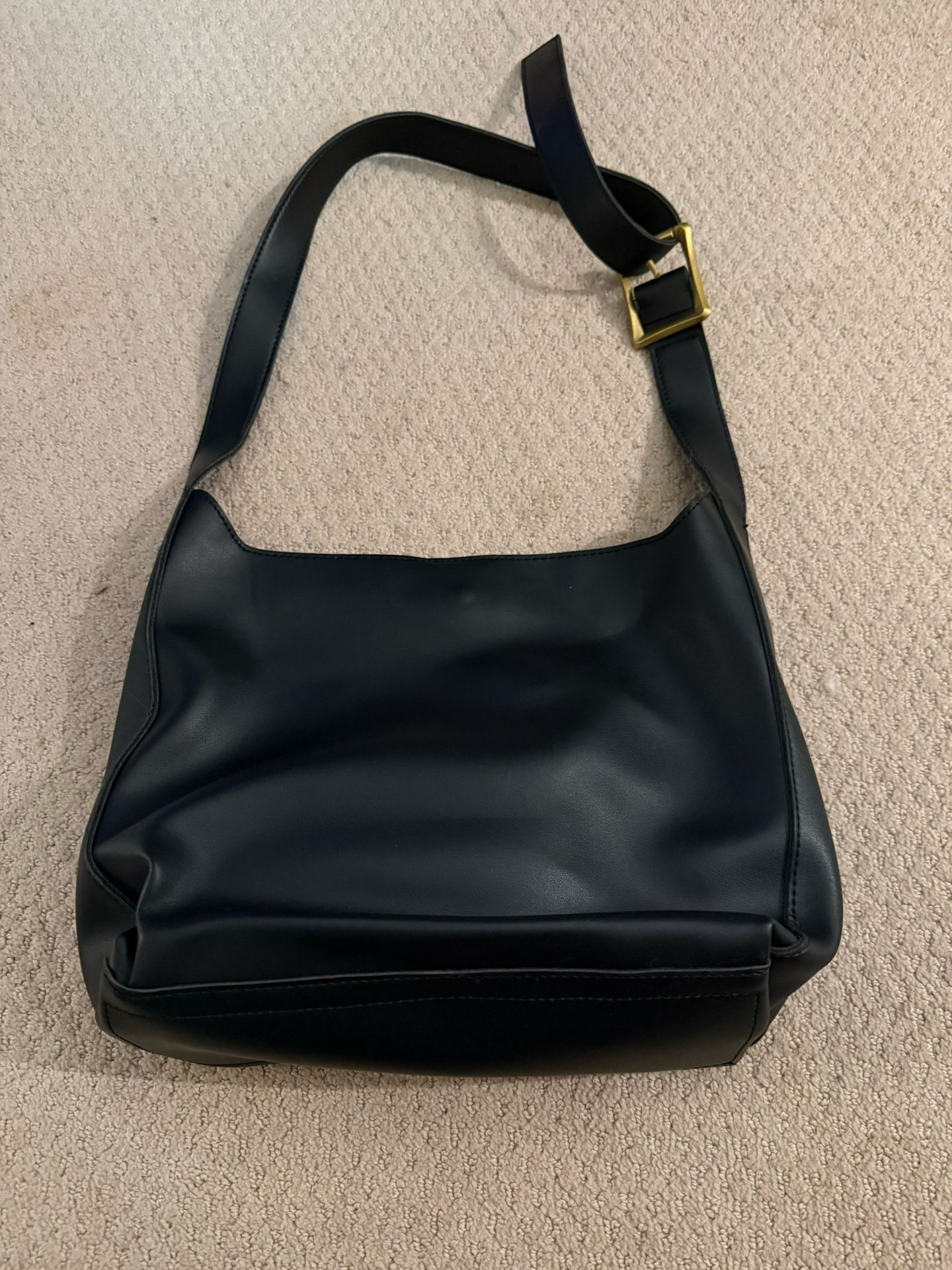 Black 2-in-1 hobo bag