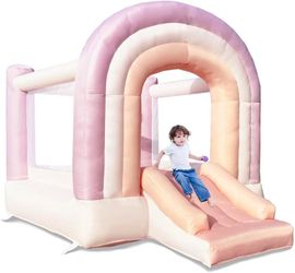 Dream Castle Bounce House, Kids Bounce House with Slide,110 x 81 x 90 inch .Toddler Bouncy House with Blower for Indoor Outdoor, Ideal Gifts for KidsÃ