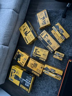 Multiple Dewalt tools