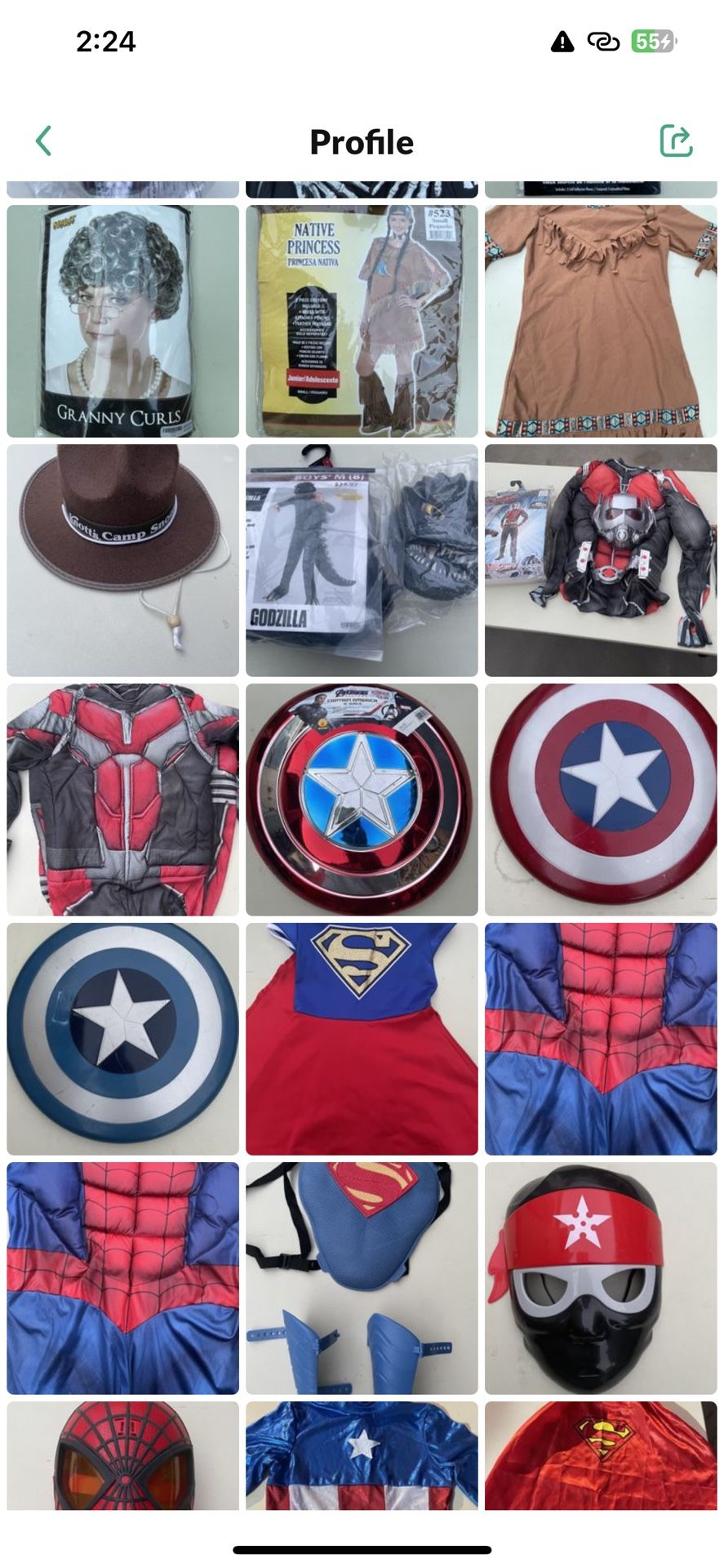 Costumes For Sale