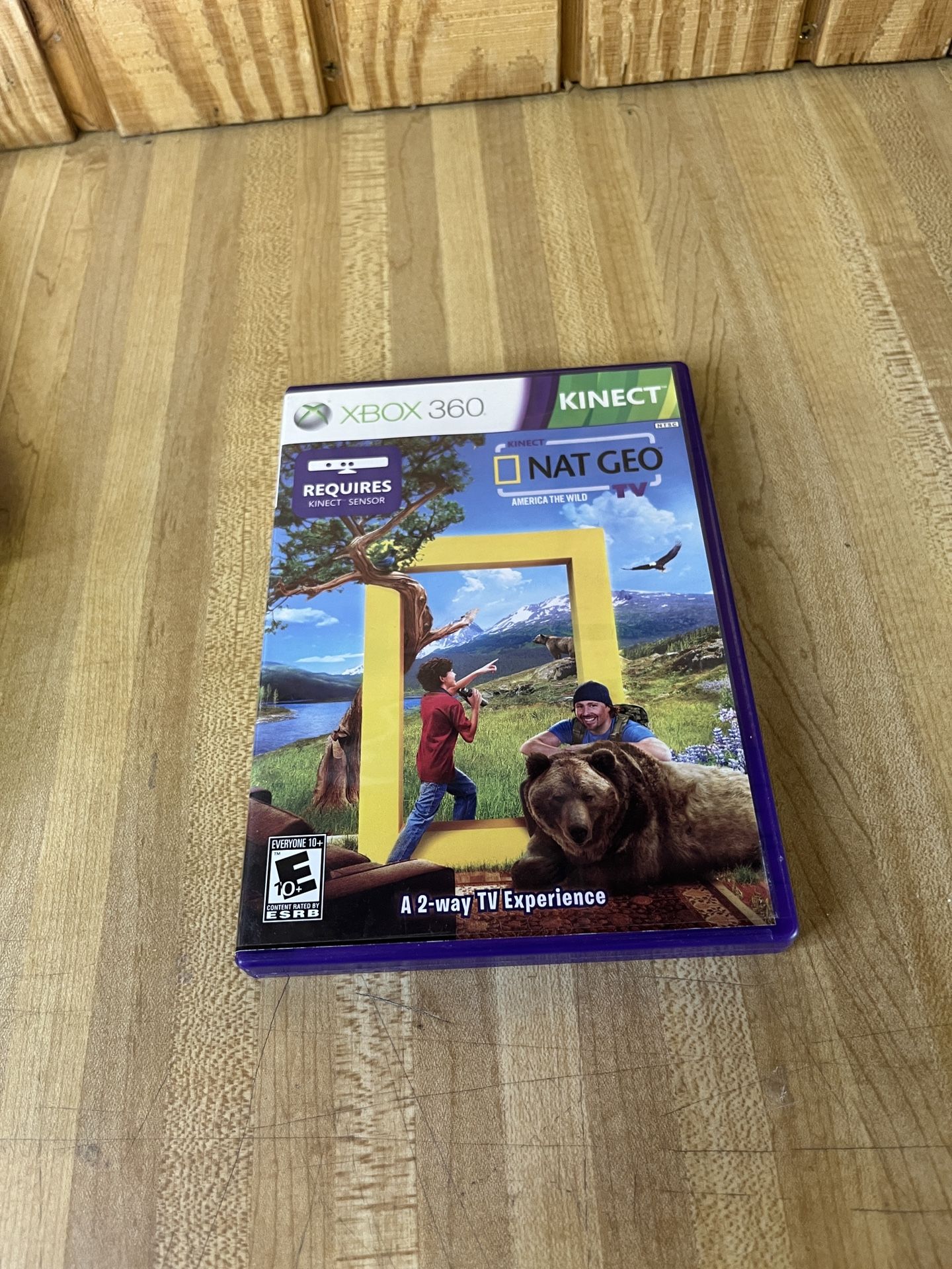 Kinect Nat Geo TV: America the Wild (Microsoft Xbox 360, 2012)