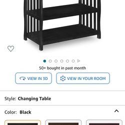 Crib, Changing Table and mattress