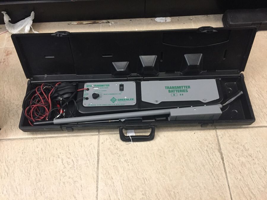 GreenLee 521A Transmitter Used In Working Conditions Everything Included