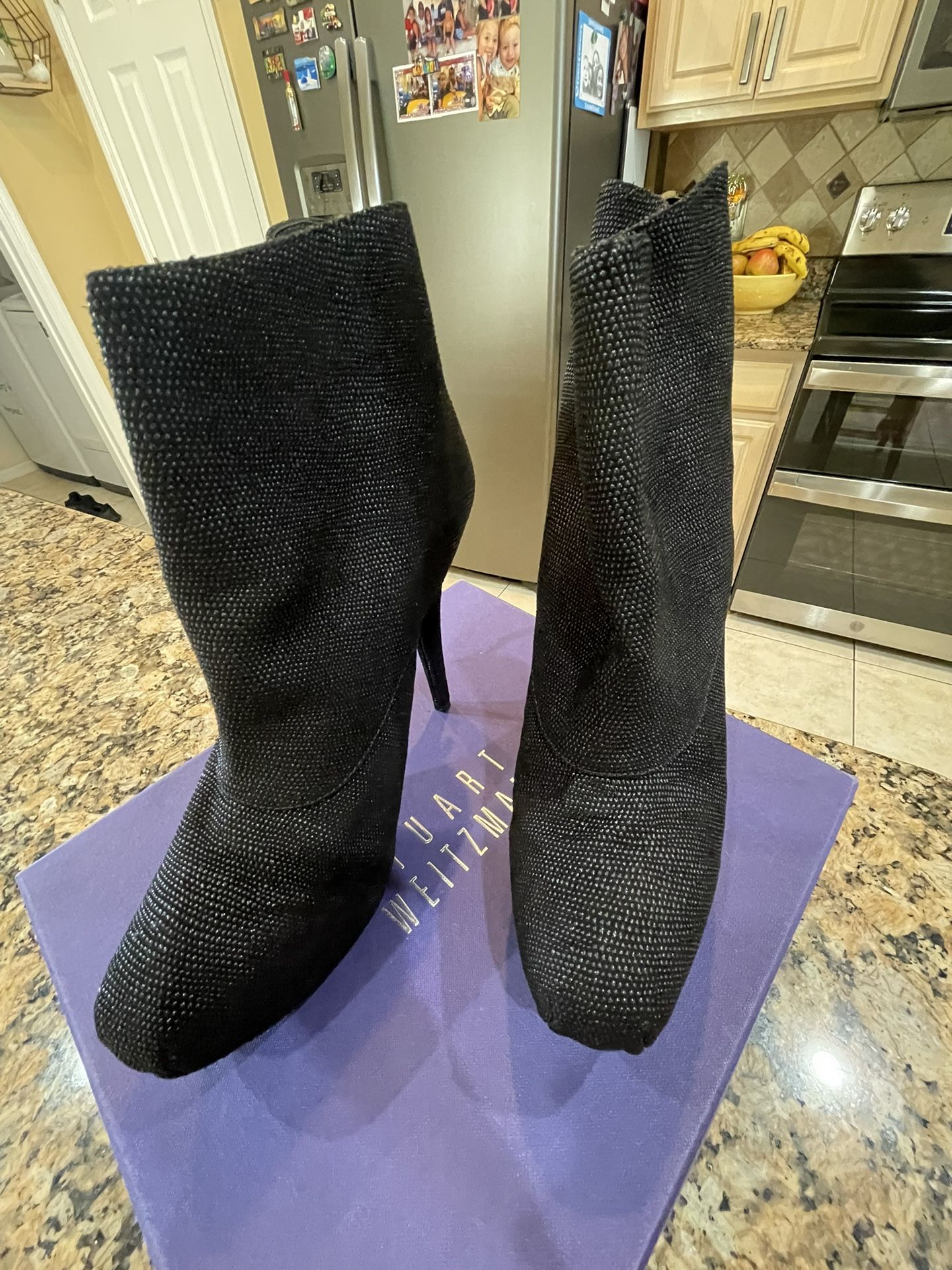 Stuart Weitzman Black Booties