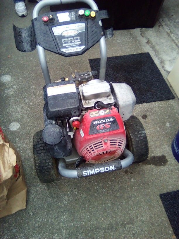 Honda GS 190 Simpson  Pressure Washer 