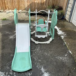 Toddler Indoor/Outdoor Swing/Slide Set