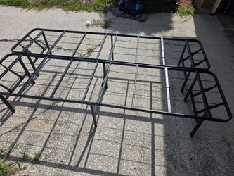 Foldable Two Piece Twin Bed Frame
