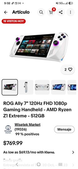 ROG ALLY Z1 EXTREME 512gb