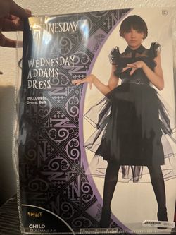 Wednesday Adam’s costume .