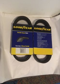 Set of 2 Goodyear drive belts