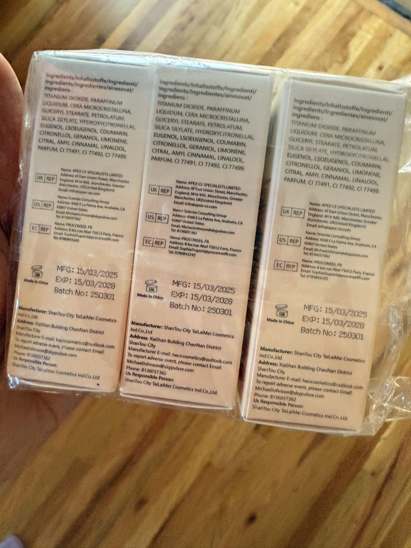 Three pumps of universal shade BB cream