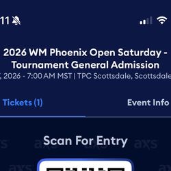 Waste Management Phoenix Open Saturday GA