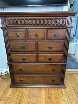 Dark brown chest