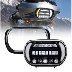 Dual LED Headlights fo Road Glide 2004-2013