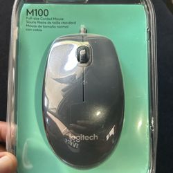 logitec mouse wired m100