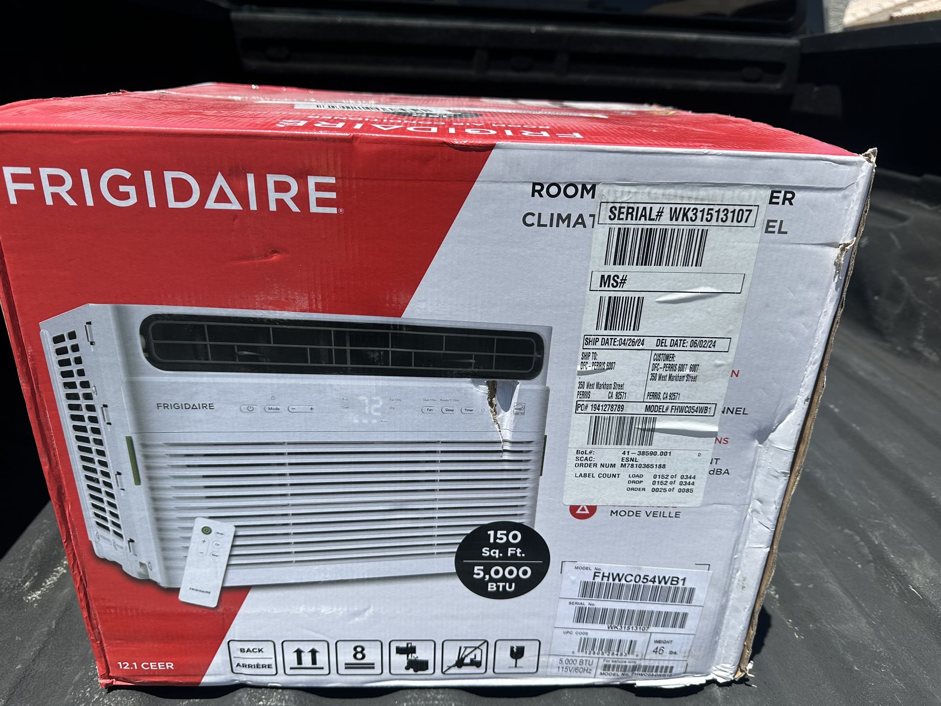 Window Ac Unit Frigidaire 5,000 BTU With Remote Sale!!!!