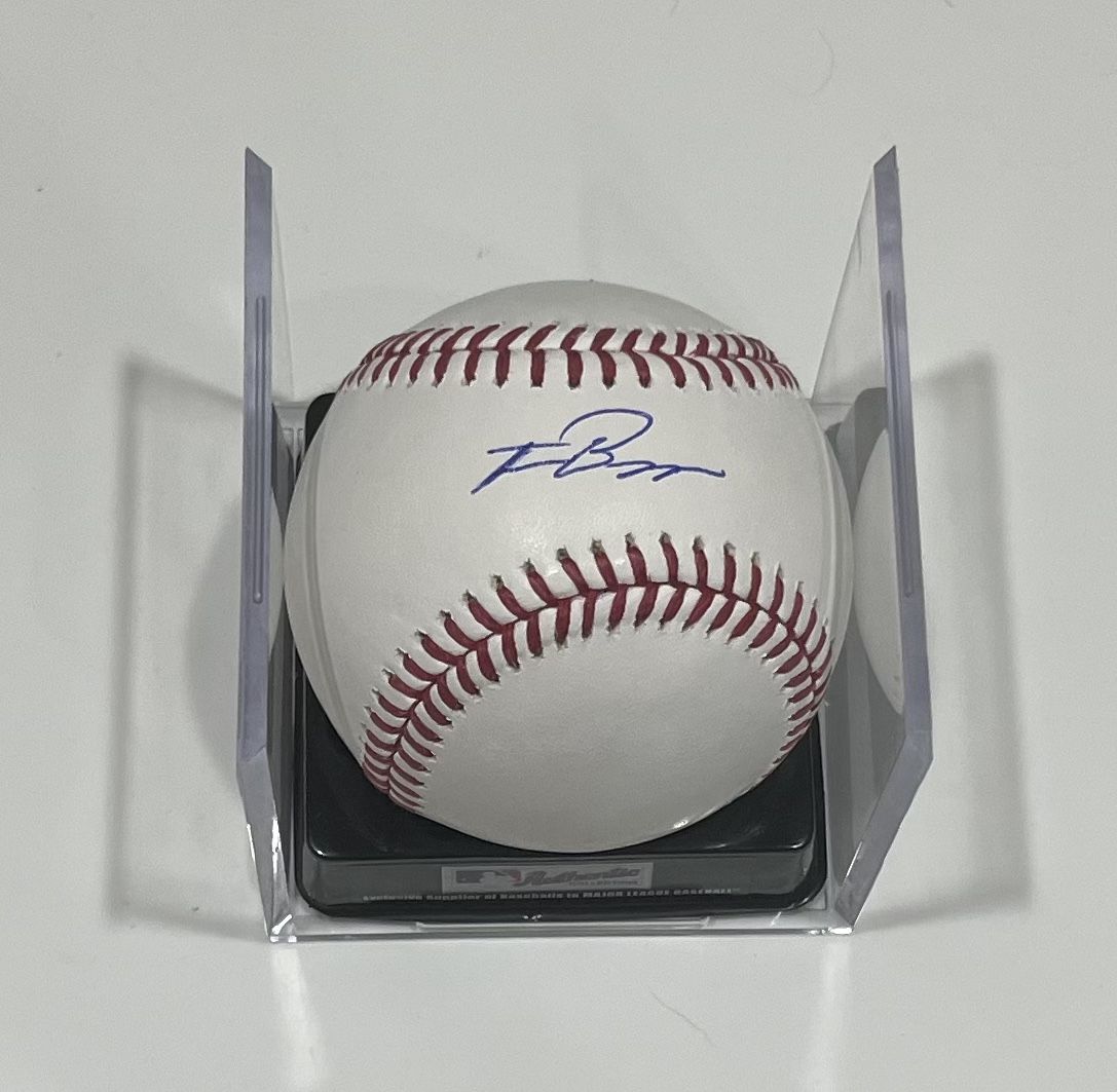 Travis Bazzana Autographed Baseball Cleveland Guardians