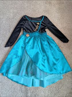 Disney Frozen Anna Costume Dress - Size: Small (4-6x)