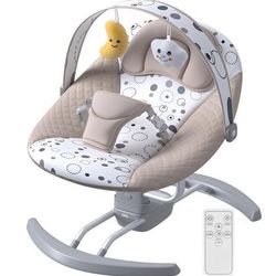 Electric Baby Swing for Infants, Baby Rocker for Infants with 3 Speeds, 8 Lullab