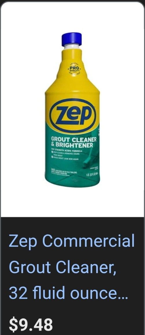 Zep Grout Cleaner And Brightener