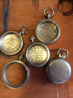 Silver Vintage watch cases