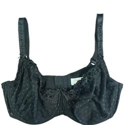 Curvy Kate 40G Black Princess Underwire Bra Style 6001 Minor Flaw, See Pics
