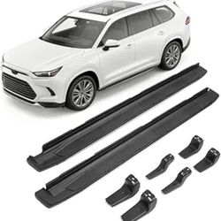 Running Boards Side Steps Compatible with Toyota Grand Highlander/Lexus TX350 TX500h TX550H+2023 2024 2025 2026 Accessories, 2PCS Heavy-Duty Nerf Bars