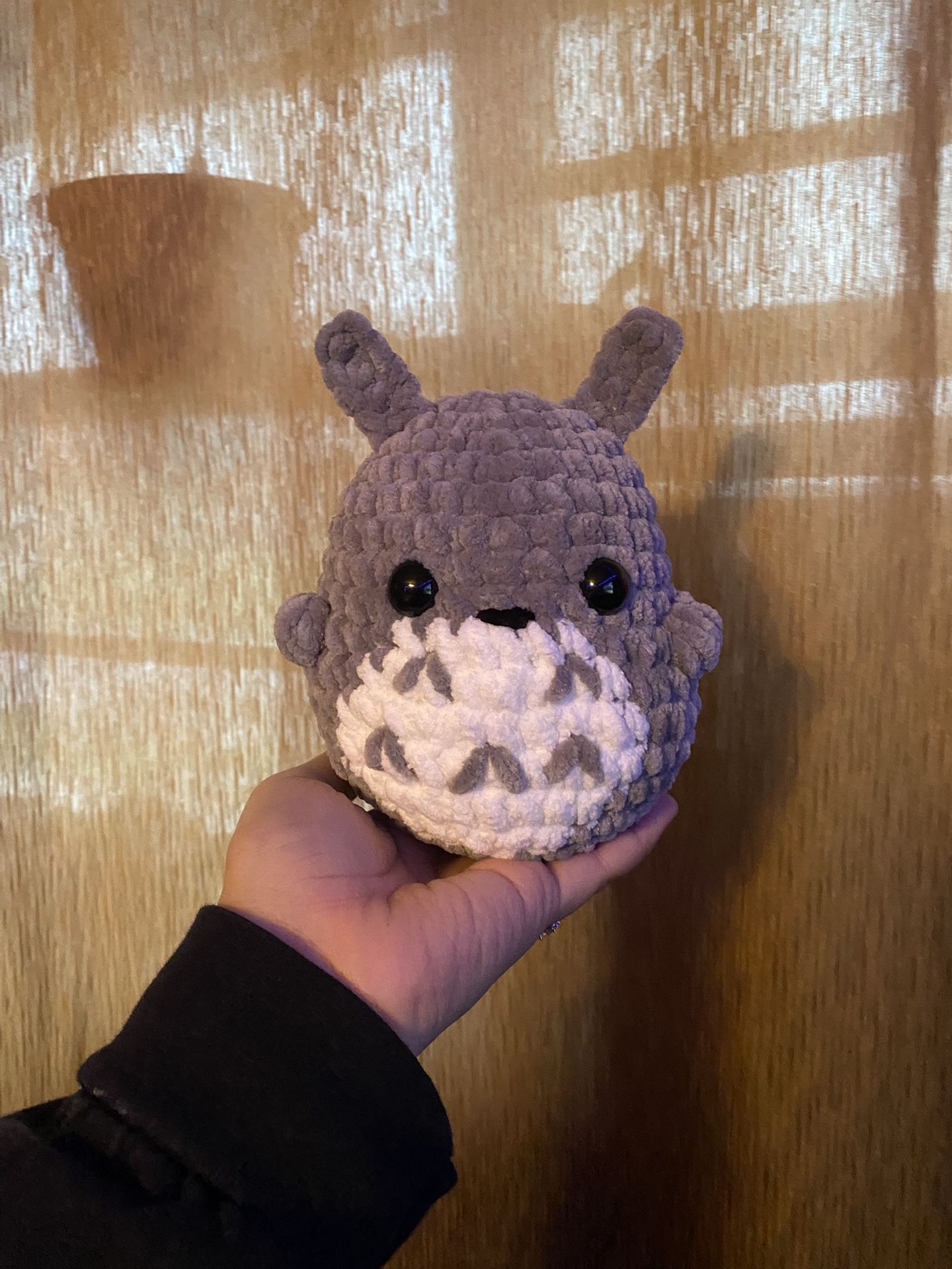Crochet Totoro plushie