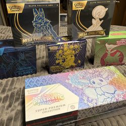 Pokemon ETB’s & Prismatic Evolutions SPC