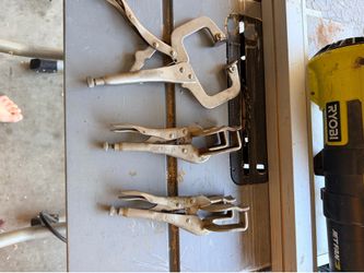 Various welding clamps