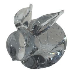 Crystal Rabbit Taiwan Paperweight Easter Bunny Gift 3x5”  Year of the Bunny