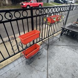 Metal Plant Stands Both For $50