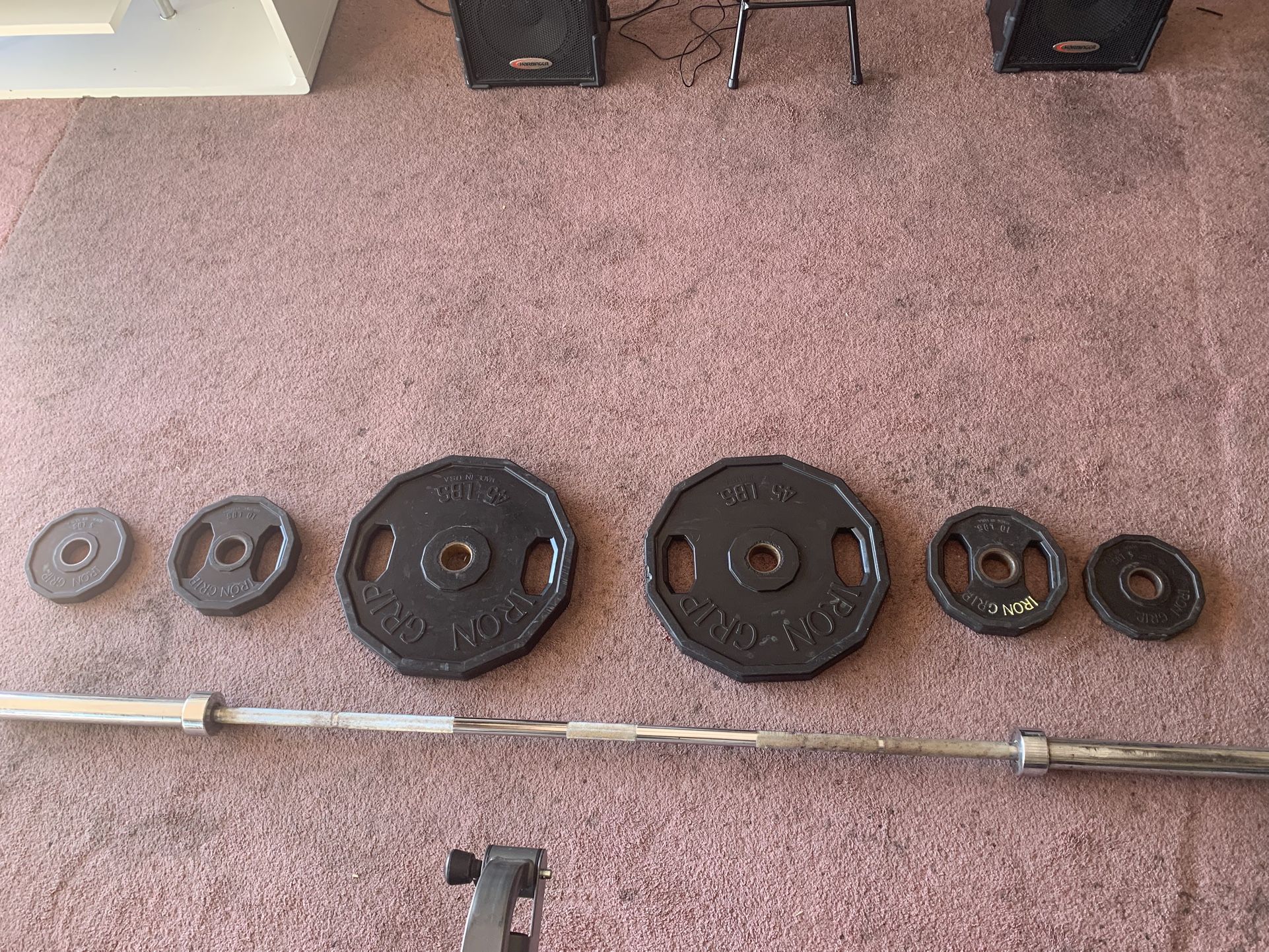 Olympic Weights And Bar